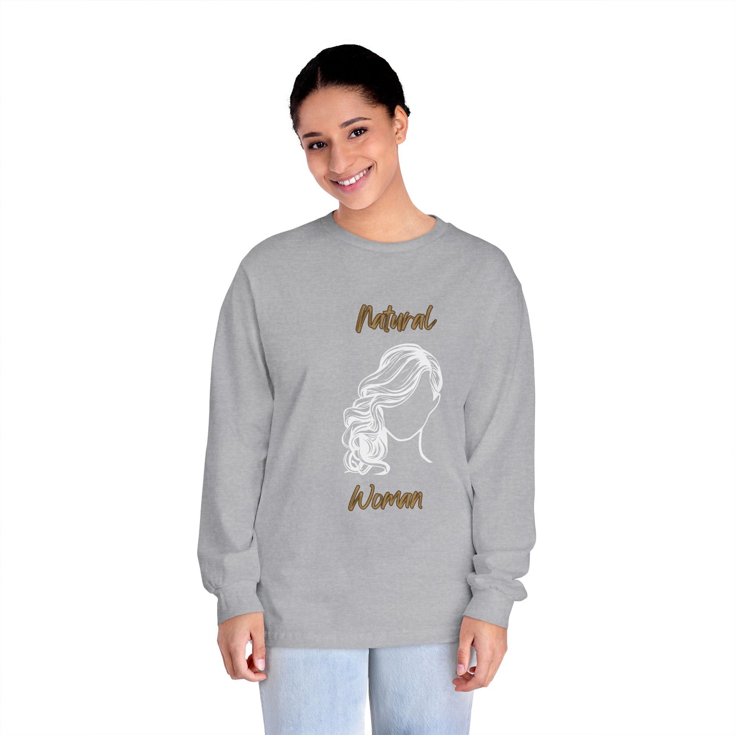 Natural Woman Long Curl (WL) Long Sleeve T-Shirt