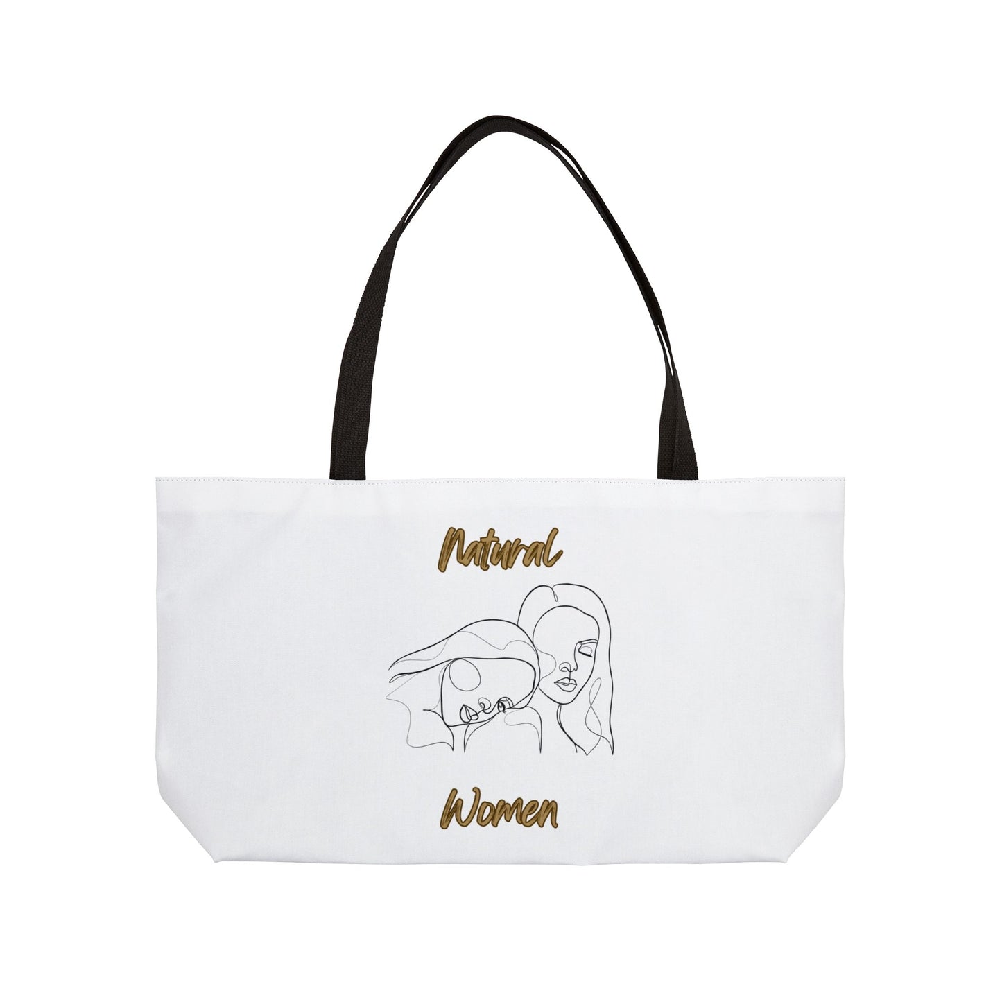 Natural Women Sisters (BL) Weekender Tote Bag WHITE
