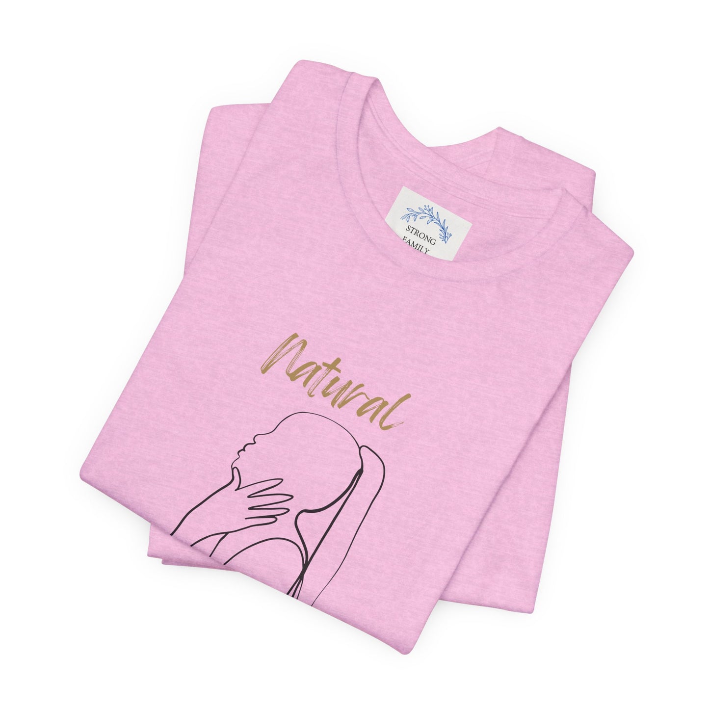 Natural Woman Ponytail (BL) Short Sleeve T-Shirt