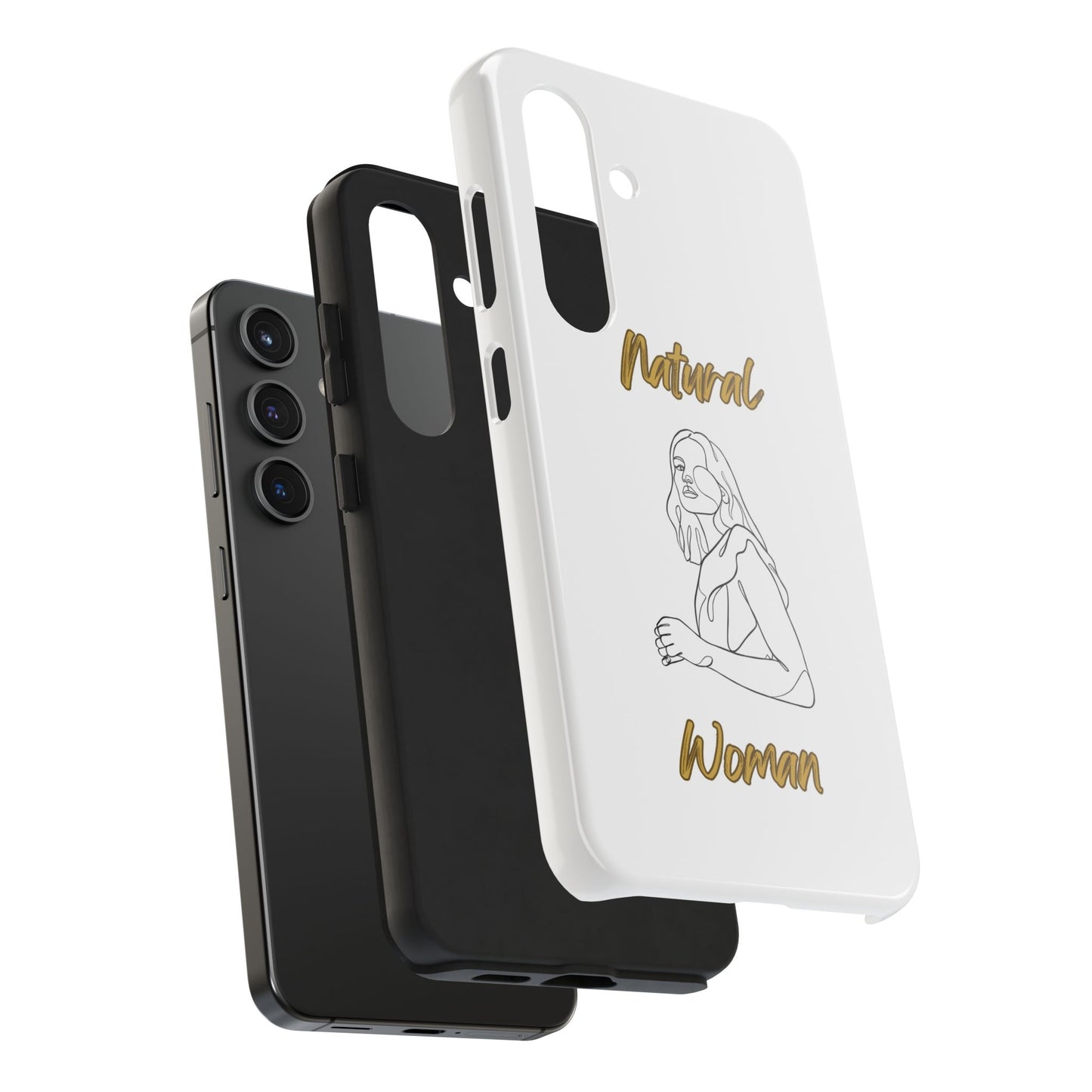 Natural Woman Care Free (BL)Tough Phone Cases WHITE