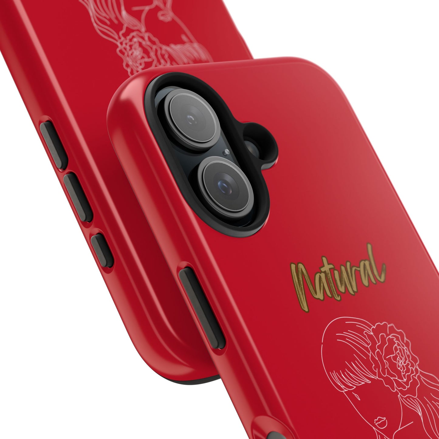 Natural Woman Newness (WL)Tough Phone Cases DARK RED