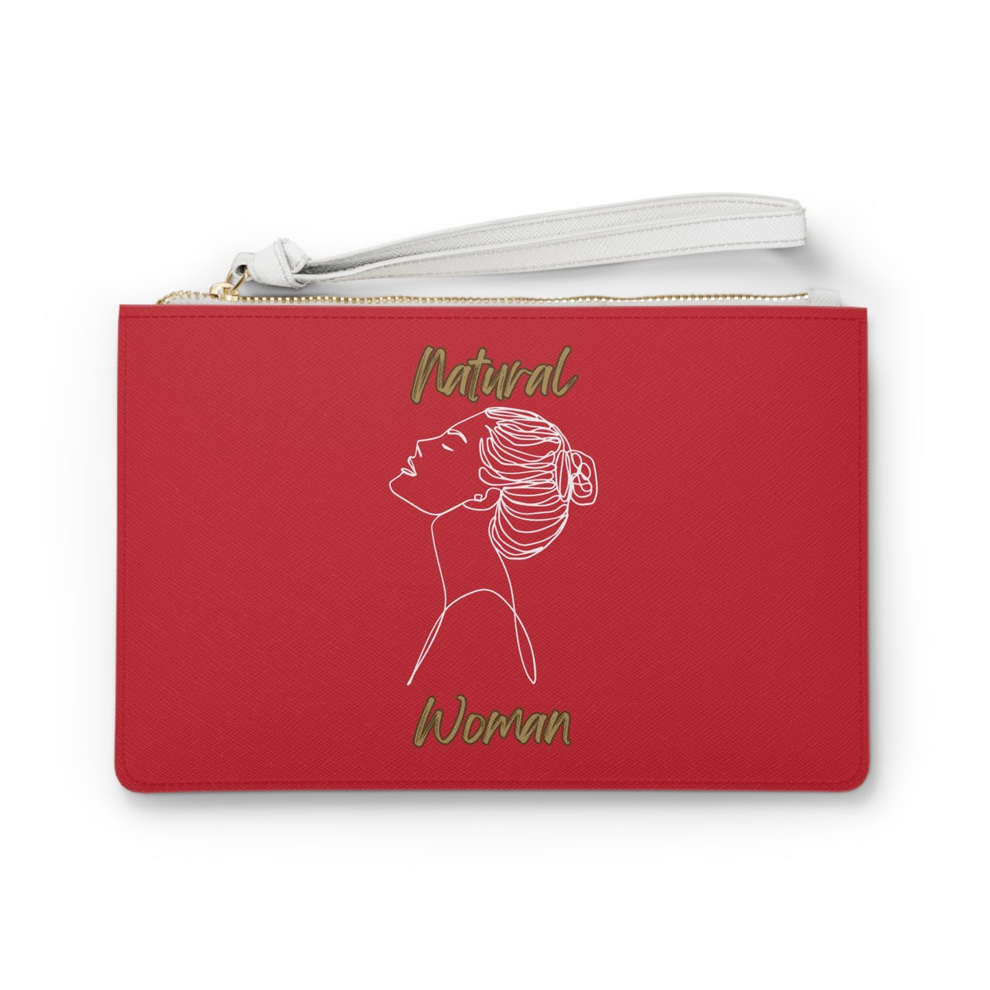 Natural Woman Wet Bun (WL) Clutch Bag DARK RED