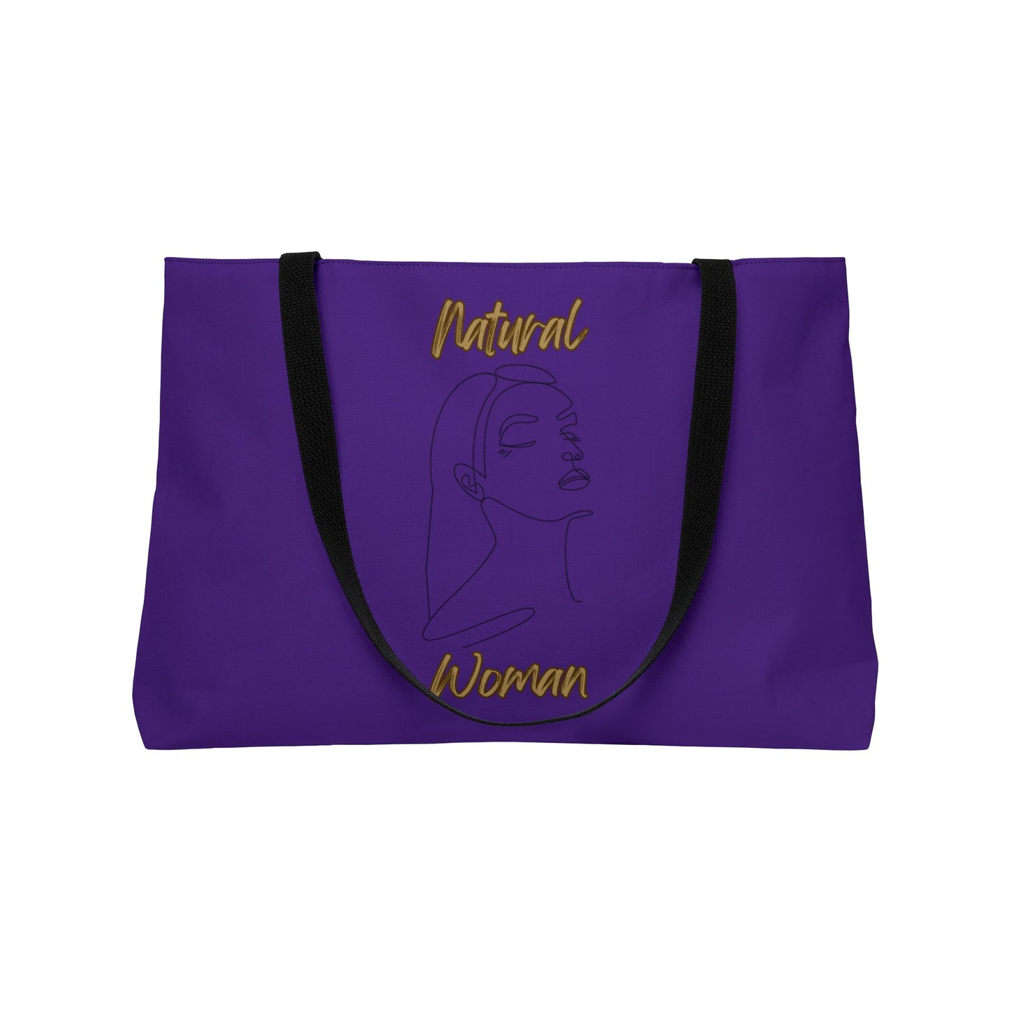 Natural Woman Calm (BL) Weekender Tote Bag PURPLE