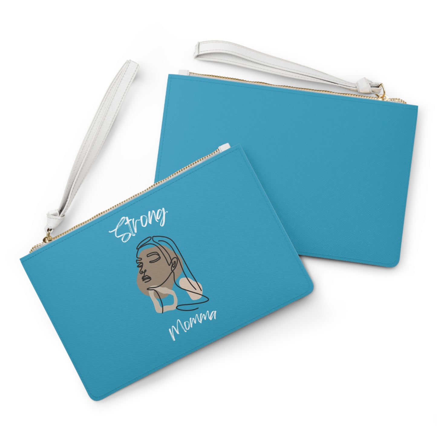 Strong Momma (WL) Clutch Bag TURQUOISE