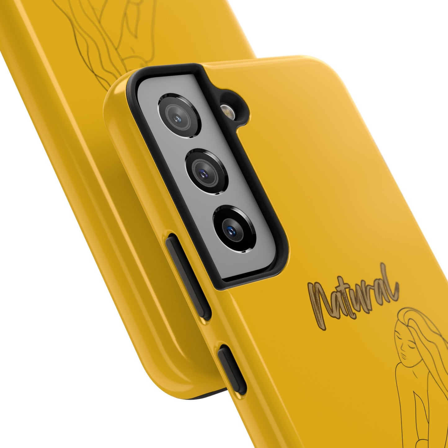Natural Woman Beauty (BL) Tough Phone Cases YELLOW