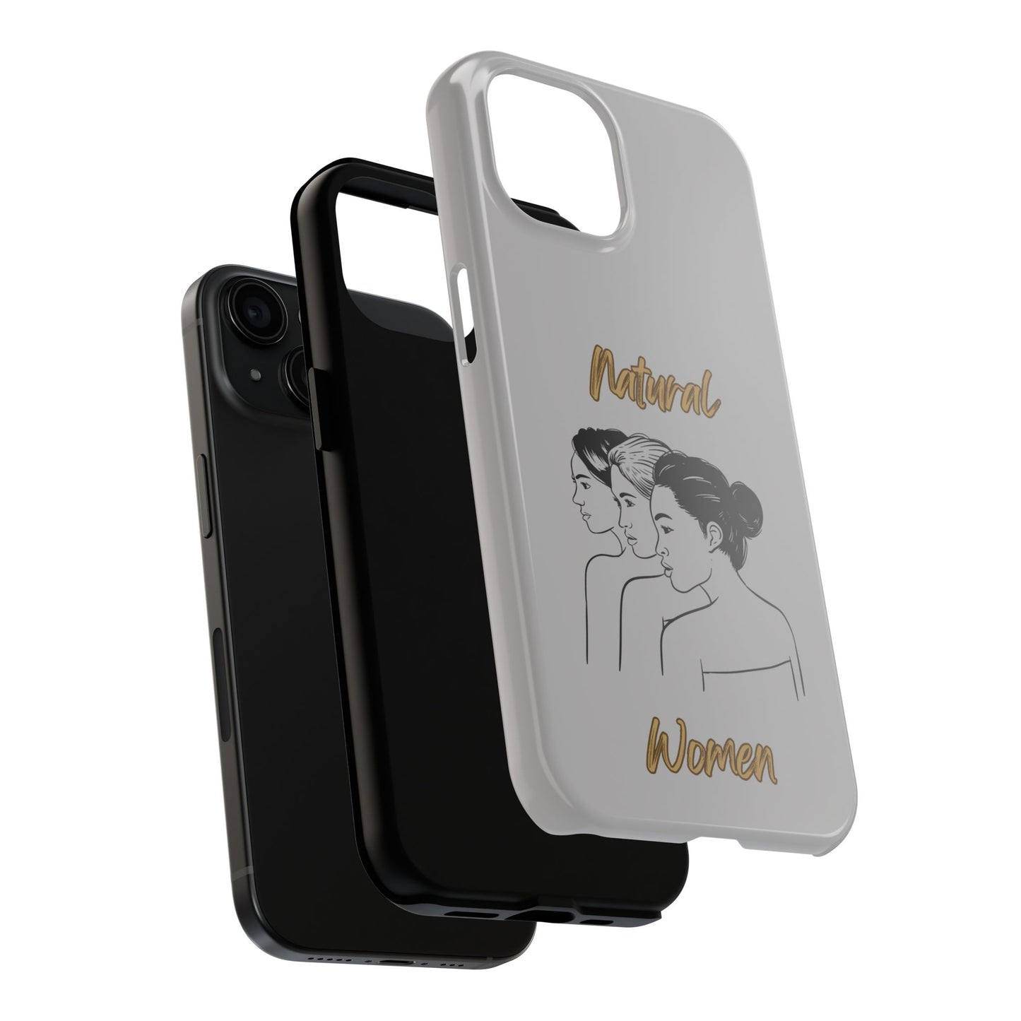 Natural Woman United Friends (BL)Tough Phone Cases LIGHT GREY