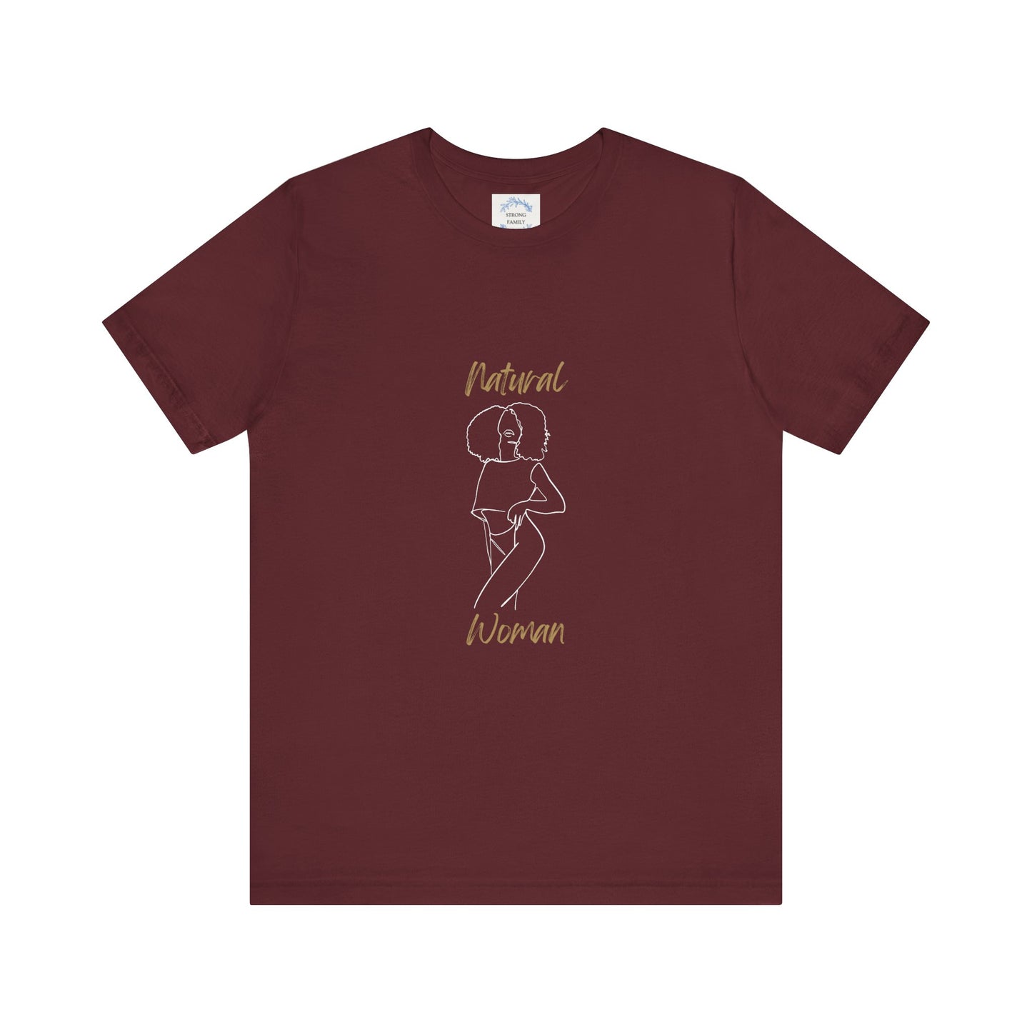 Natural Woman Pose (WL) Short Sleeve T-Shirt EXPRESS DELIVERY