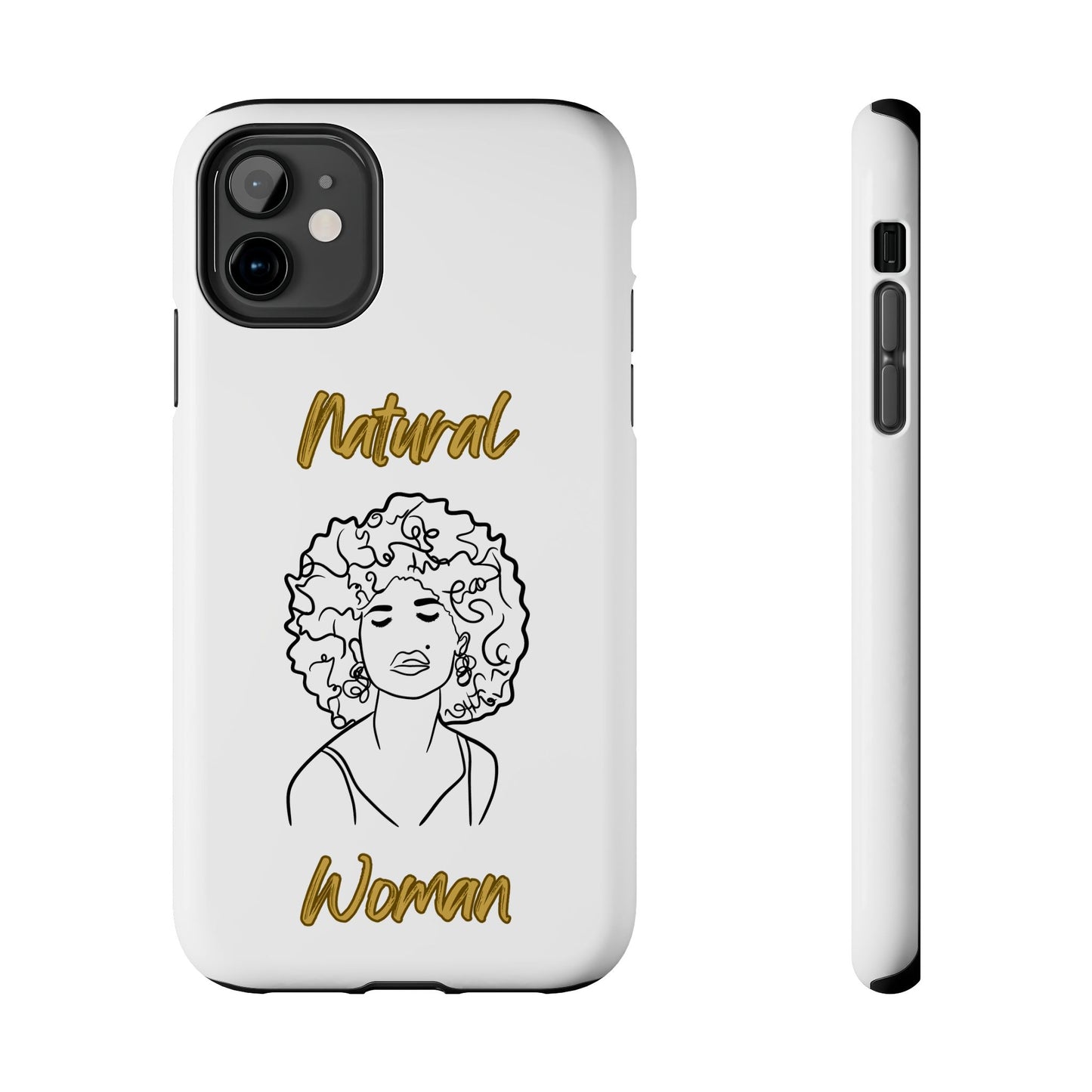 Natural Woman All About Me (BL)Tough Phone Cases WHITE