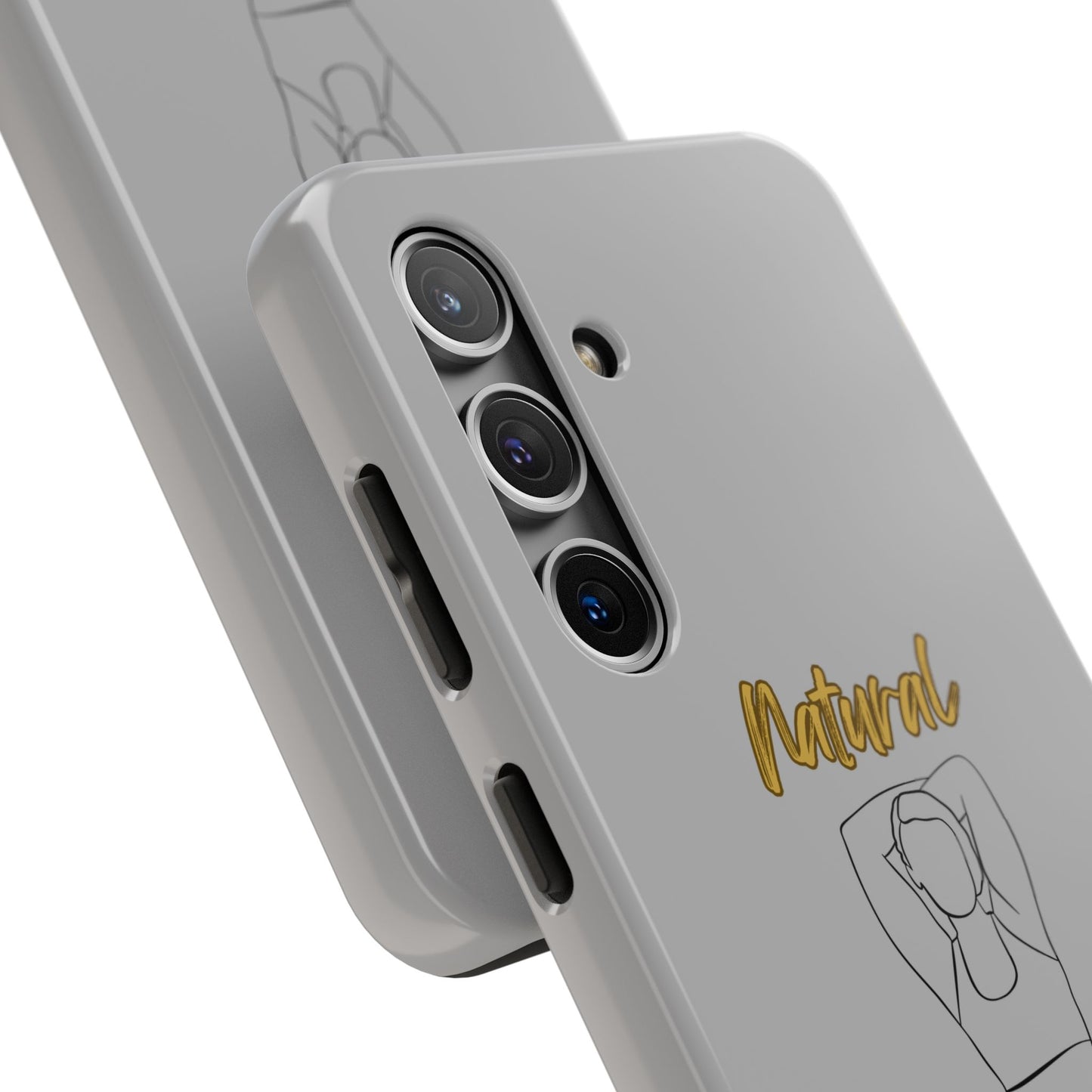 Natural Woman I Love Me (BL)Tough Phone Cases LIGHT GREY