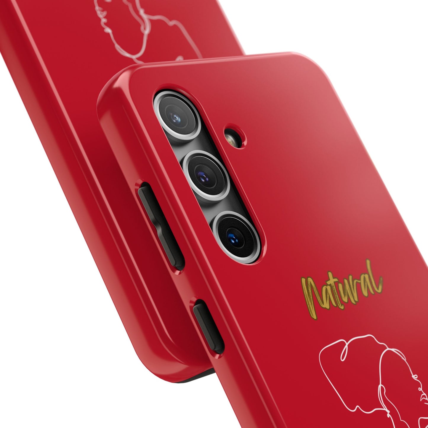 Natural Woman Refreshed (WL)Tough Phone Cases DARK RED