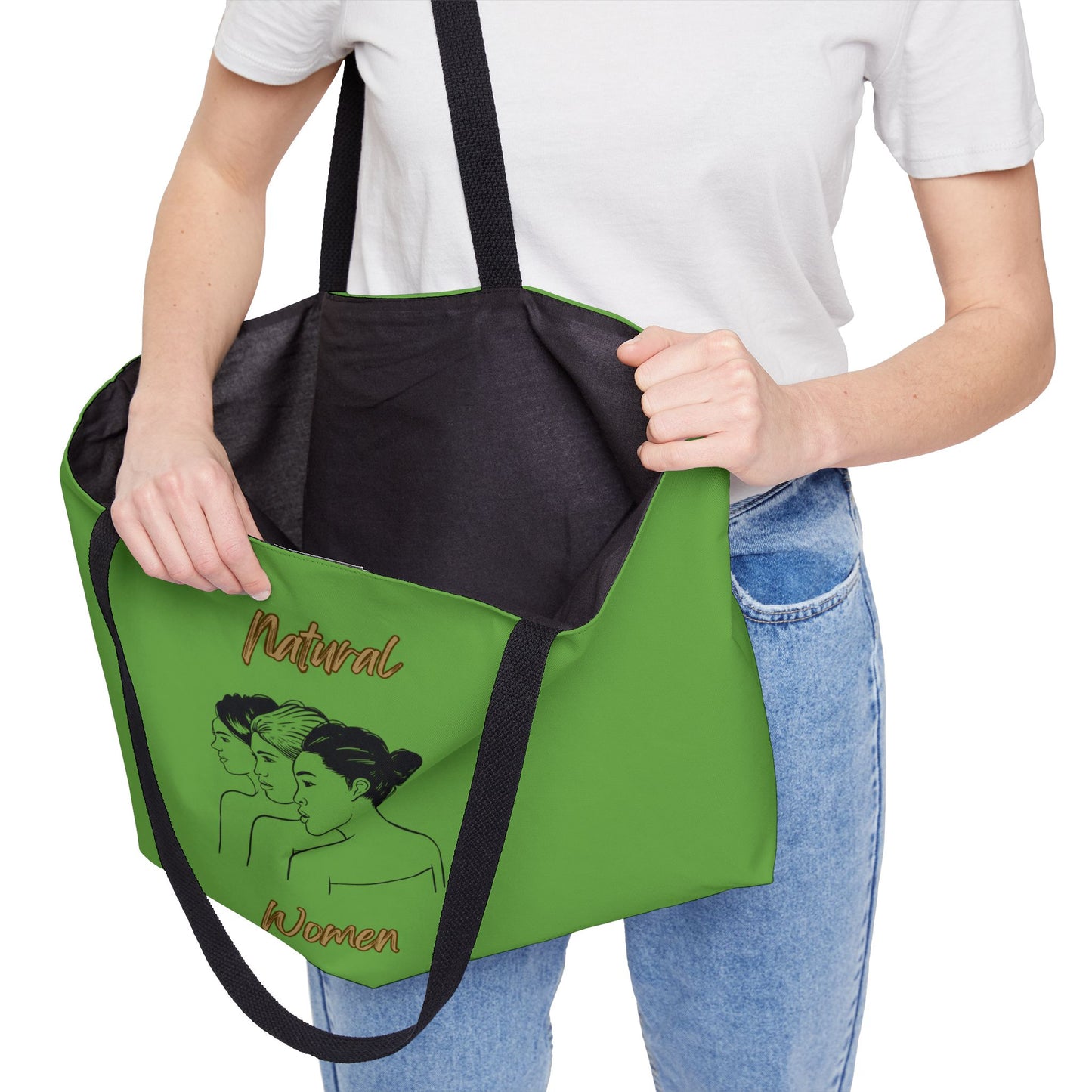 Natural Women United Friends (BL) Weekender Tote Bag GREEN