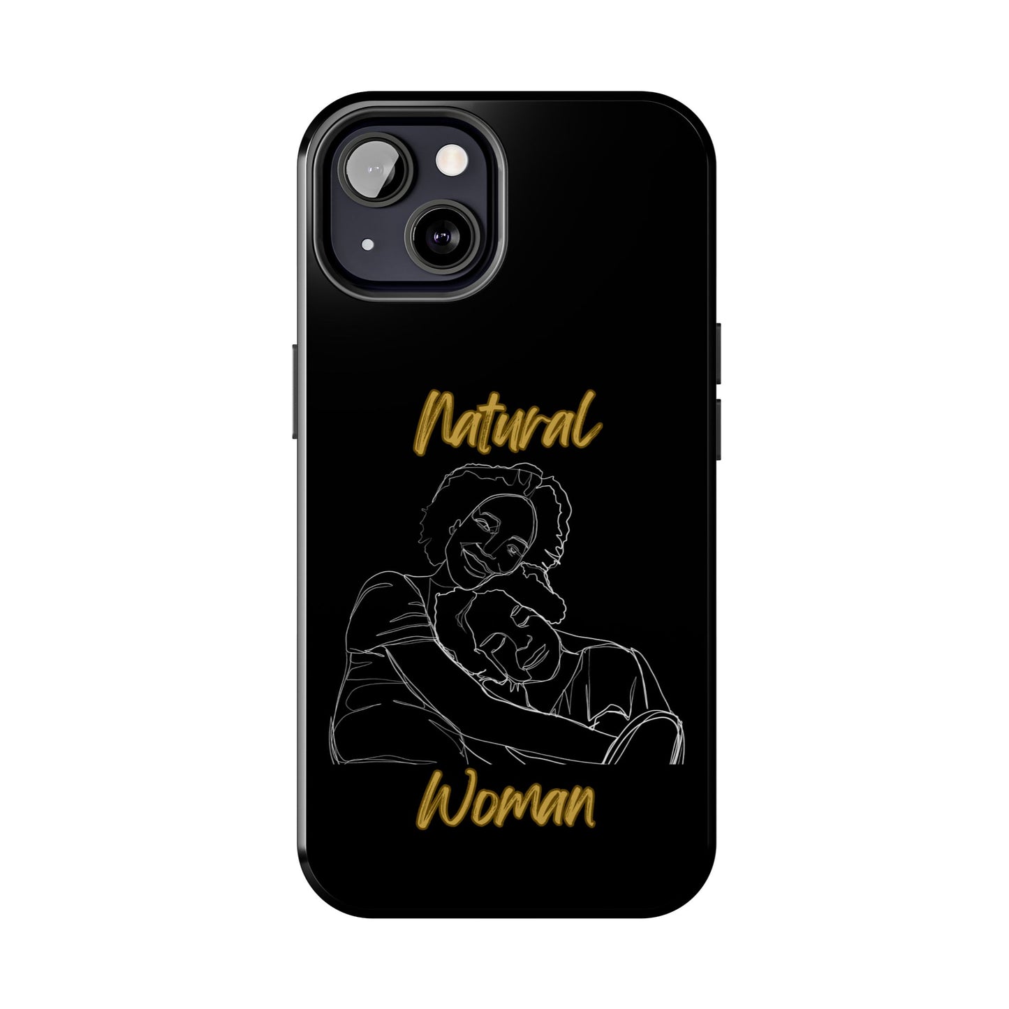 Natural Woman Loving Embrace (WL)Tough Phone Cases BLACK