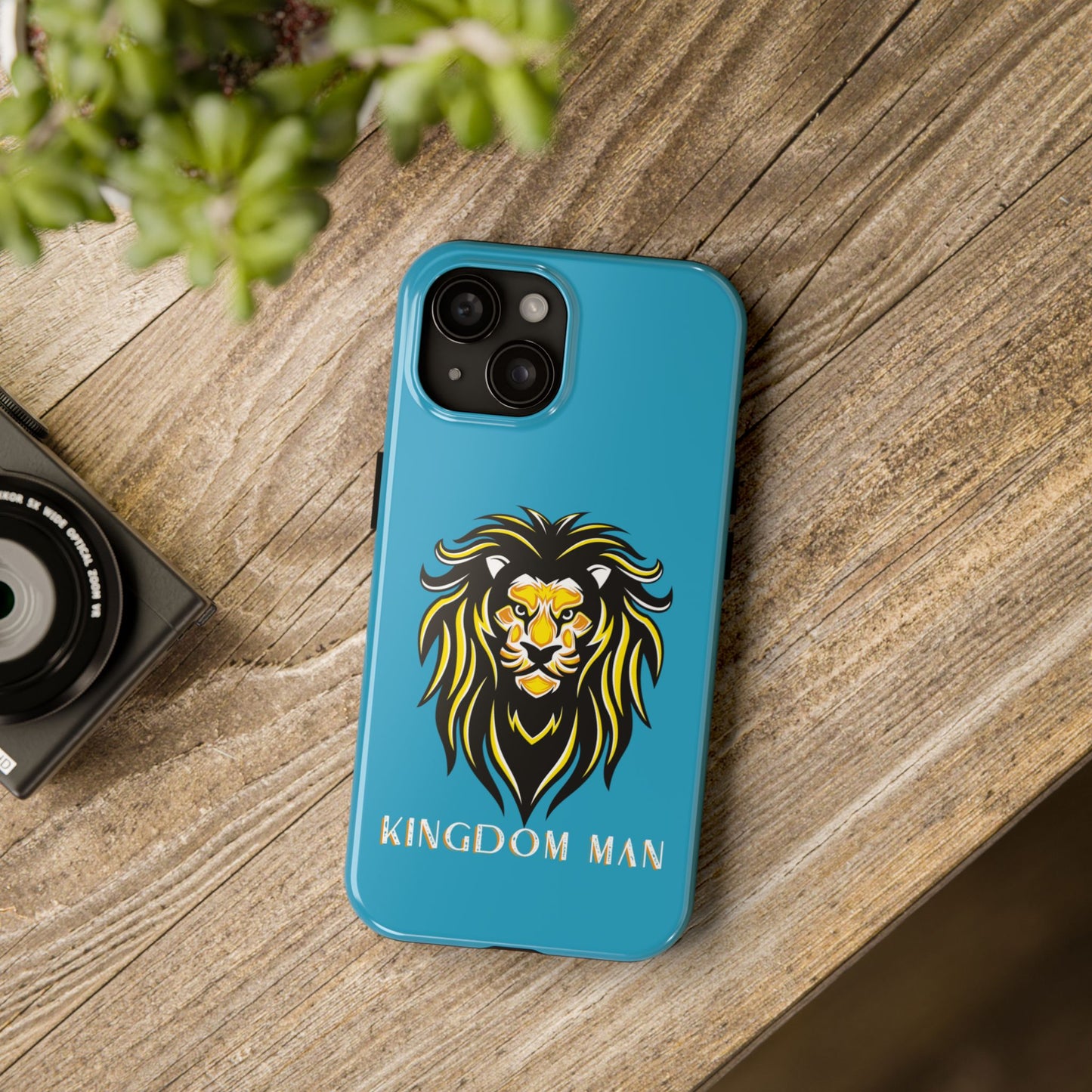 Kingdom Man (White-Gold Label) Tough Phone Case TURQUOISE