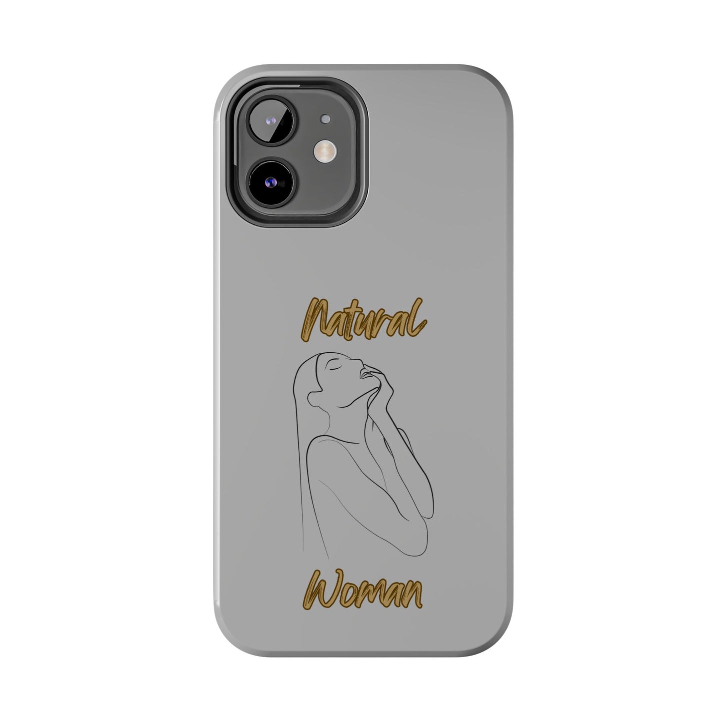 Natural Woman Thank You (BL) Tough Phone Cases LIGHT GREY