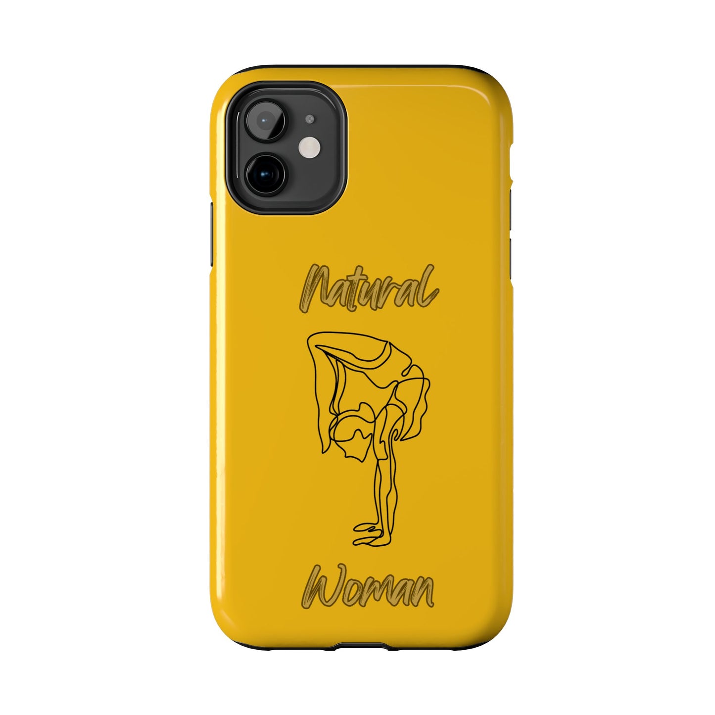 Natural Woman Flexible (BL)Tough Phone Cases YELLOW