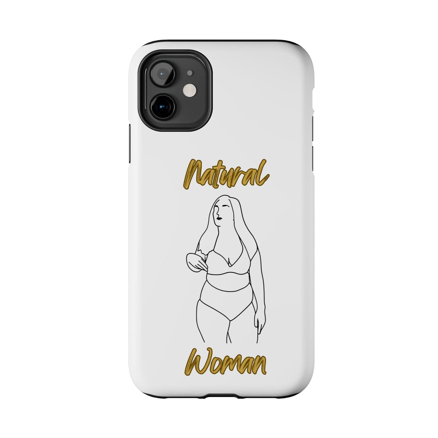 Natural Woman Full Beauty (BL)Tough Phone Cases WHITE