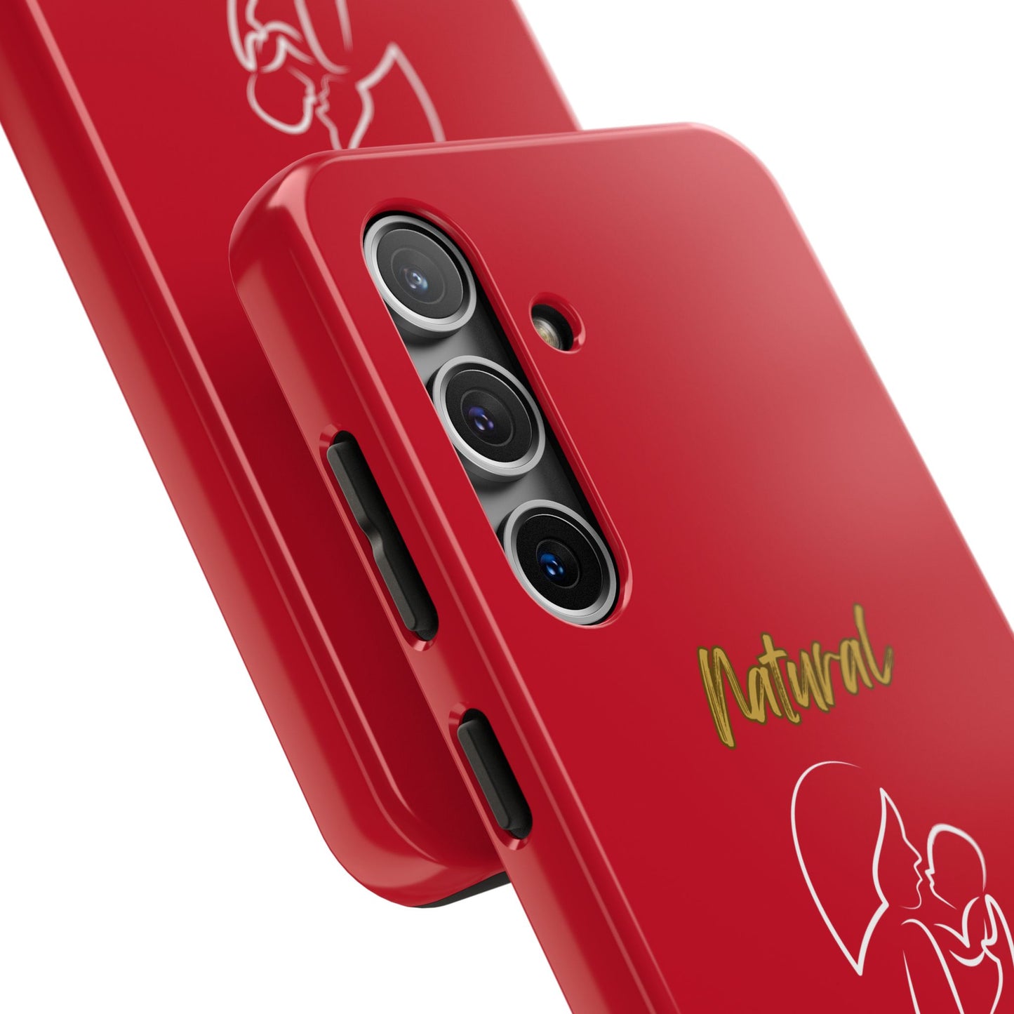 Natural Woman Long Awaited (WL)Tough Phone Cases DARK RED