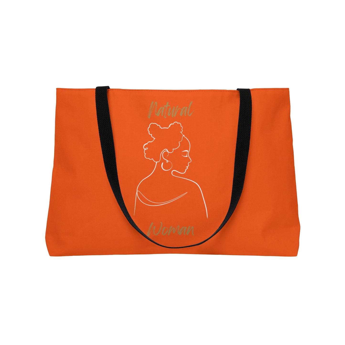 Natural Woman Twist (WL) Weekender Tote Bag ORANGE