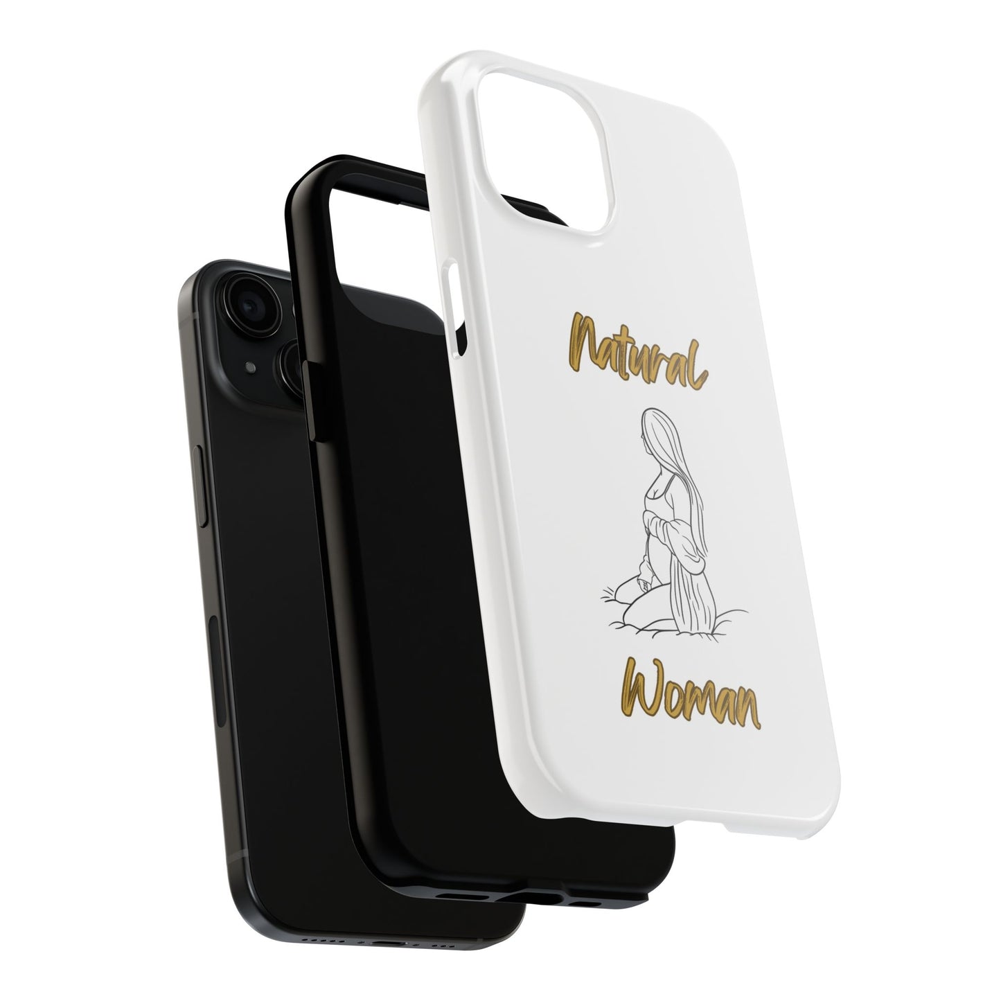 Natural Woman Expecting (BL)Tough Phone Cases WHITE