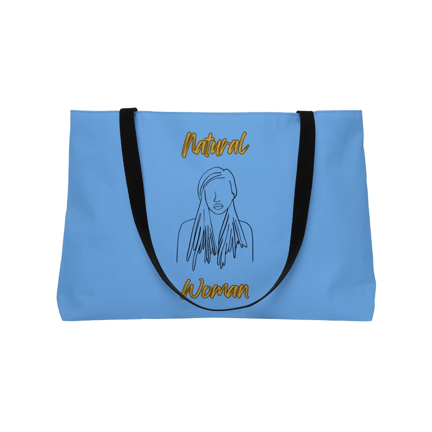 Natural Woman Content (BL) Weekender Tote Bag LIGHT BLUE