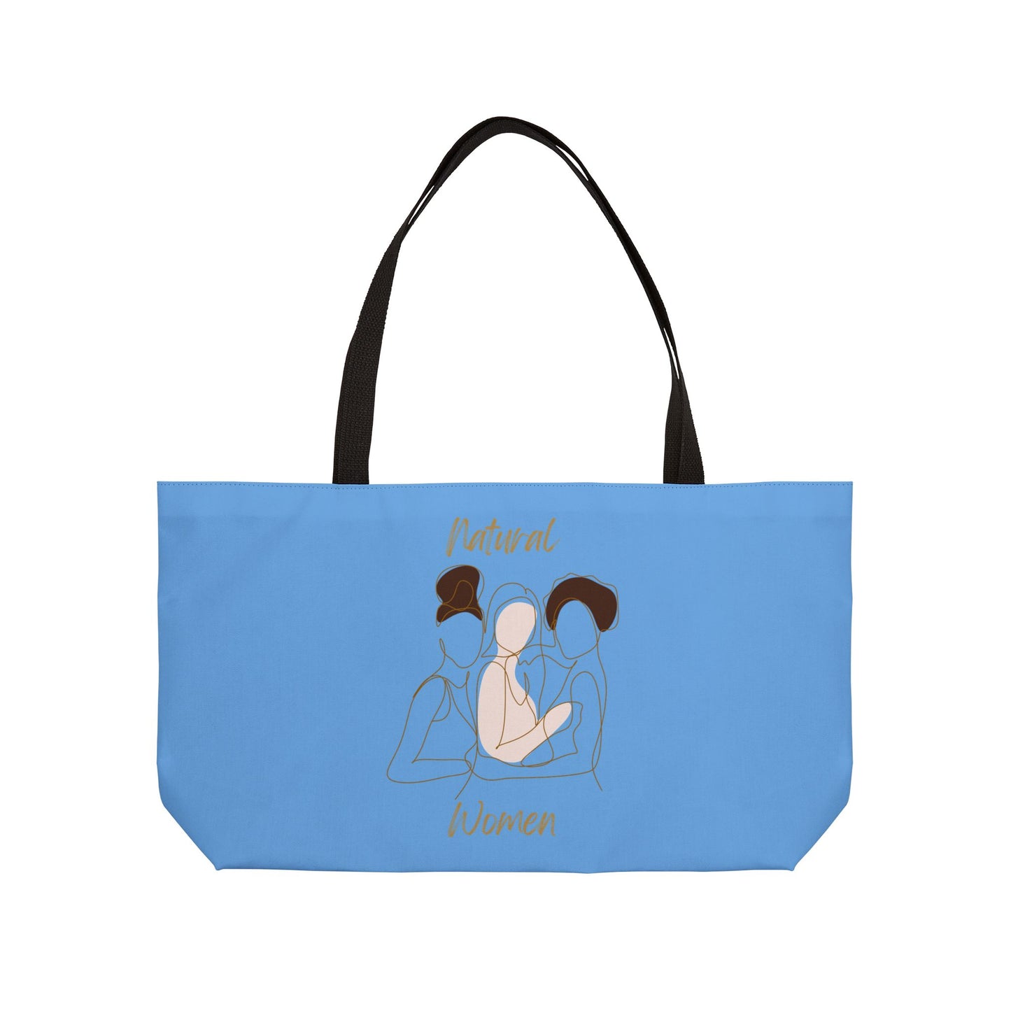 Natural Women Friends (BL) Weekender Tote Bag LIGHT BLUE