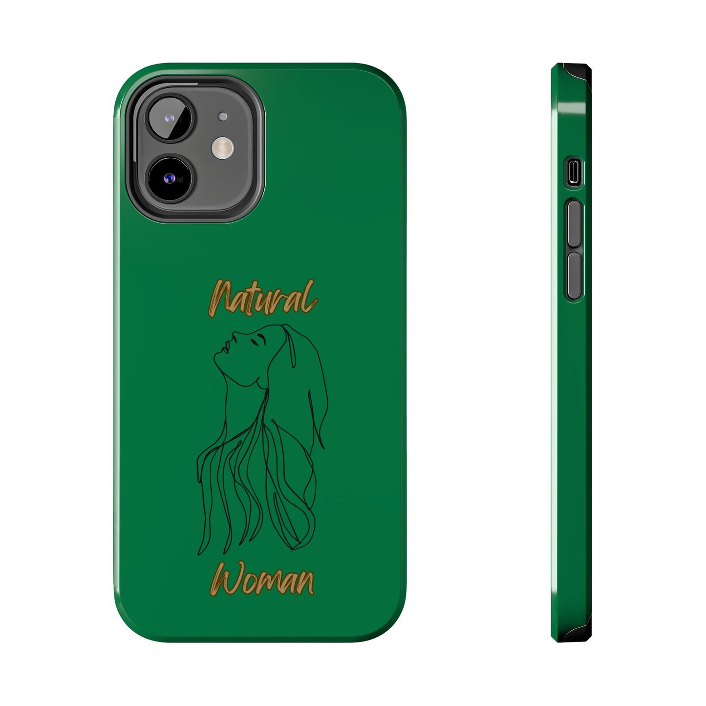 Natural Woman Appreciation (BL) Tough Phone Cases DARK GREEN