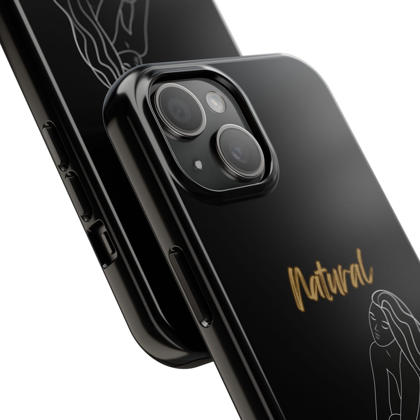 Natural Woman Beauty (WL) Tough Phone Cases BLACK