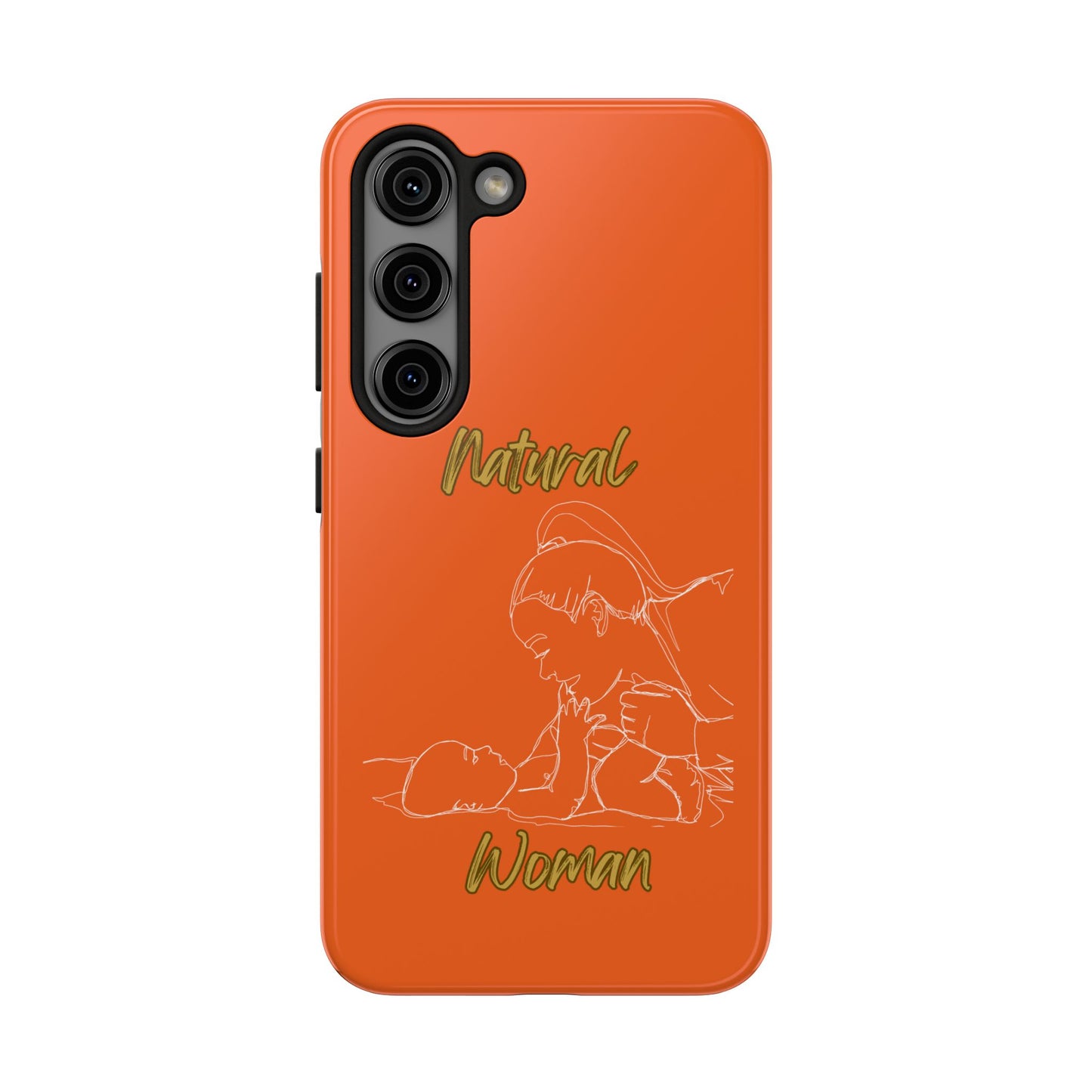 Natural Woman New Life (WL)Tough Phone Cases ORANGE