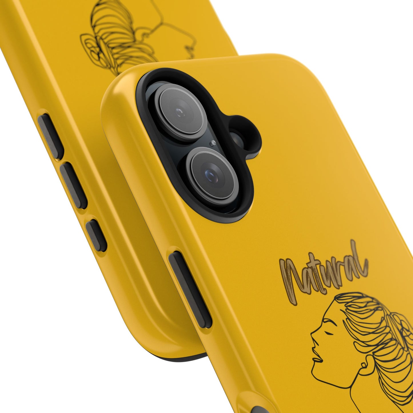 Natural Woman Wet Bun (BL) Tough Phone Cases YELLOW