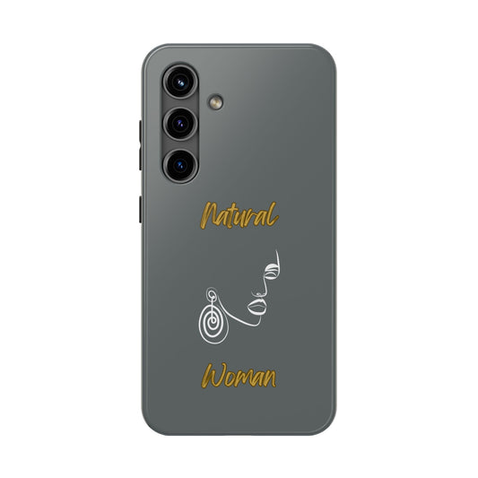 Natural Woman Music In My Soul (WL)Tough Phone Cases DARK GREY