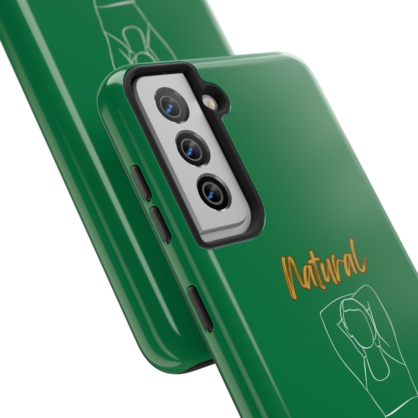 Natural Woman I Love Me (WL)Tough Phone Cases DARK GREEN