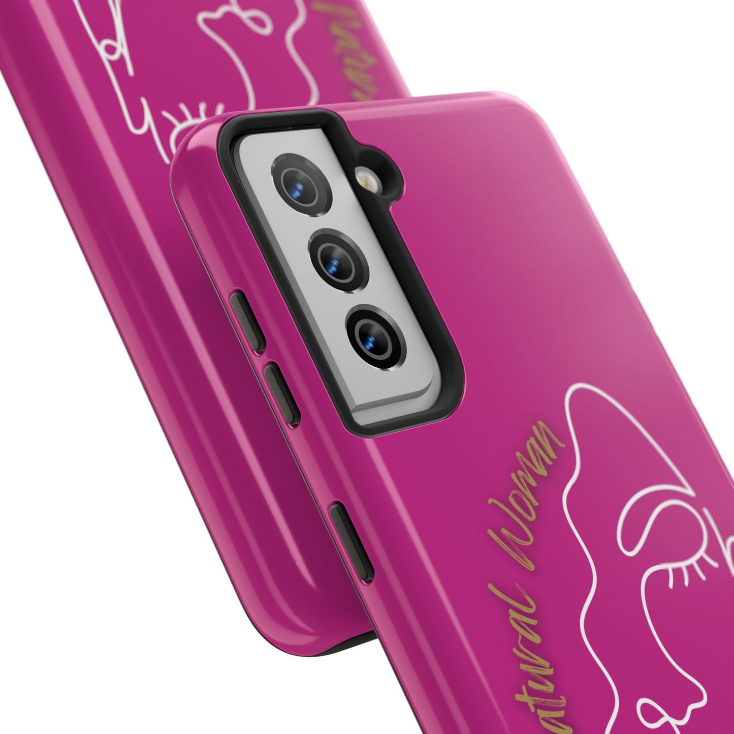 Natural Woman Half Face (WL)Tough Phone Case PINK