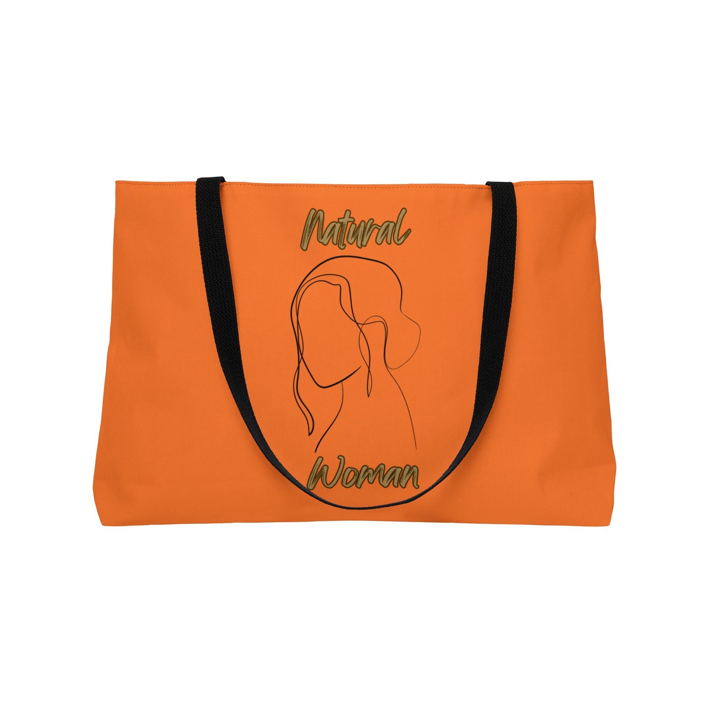 Natural Woman Hanging Hair (BL) Weekender Tote Bag CRUSTA