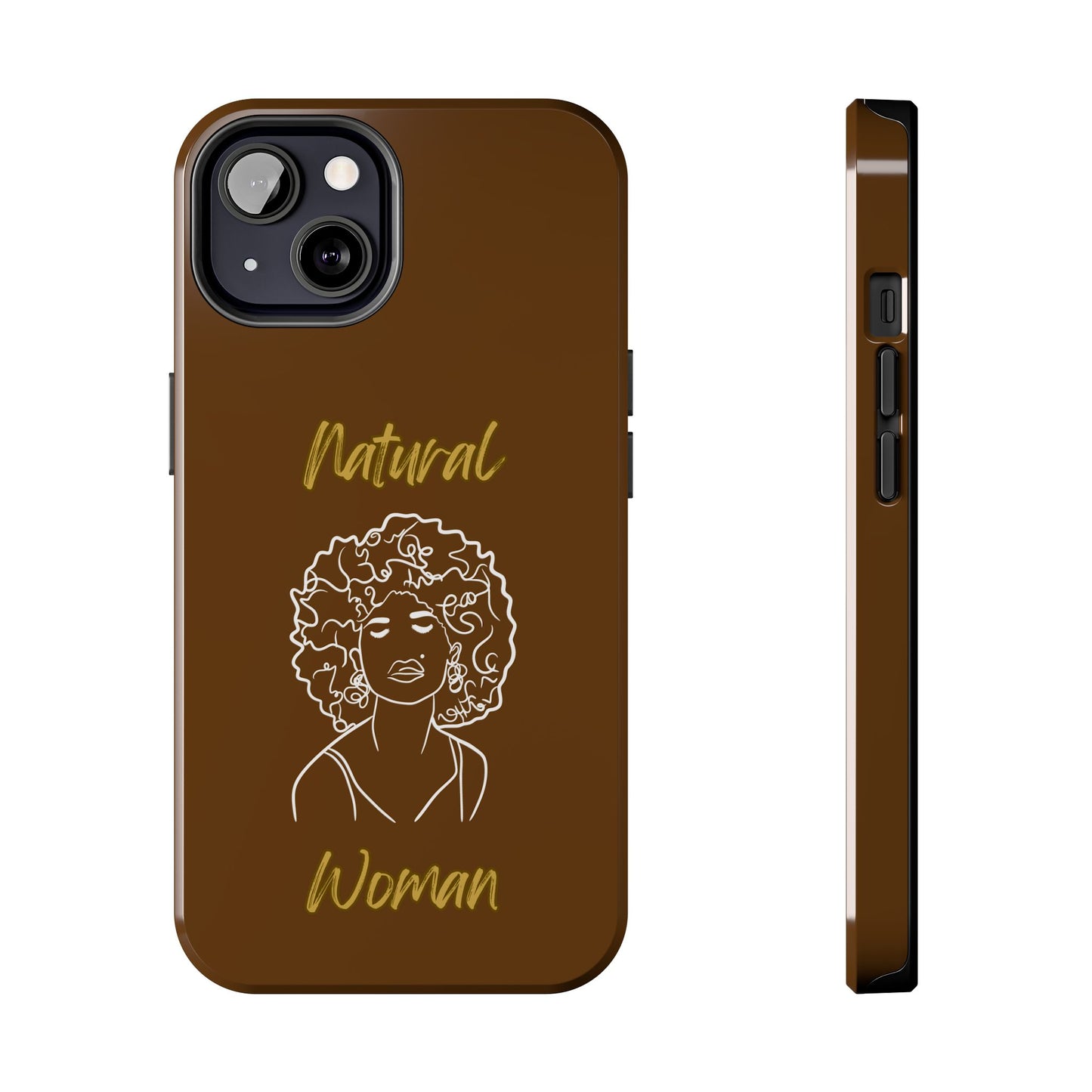 Natural Woman All About Me (WL)Tough Phone Cases BROWN