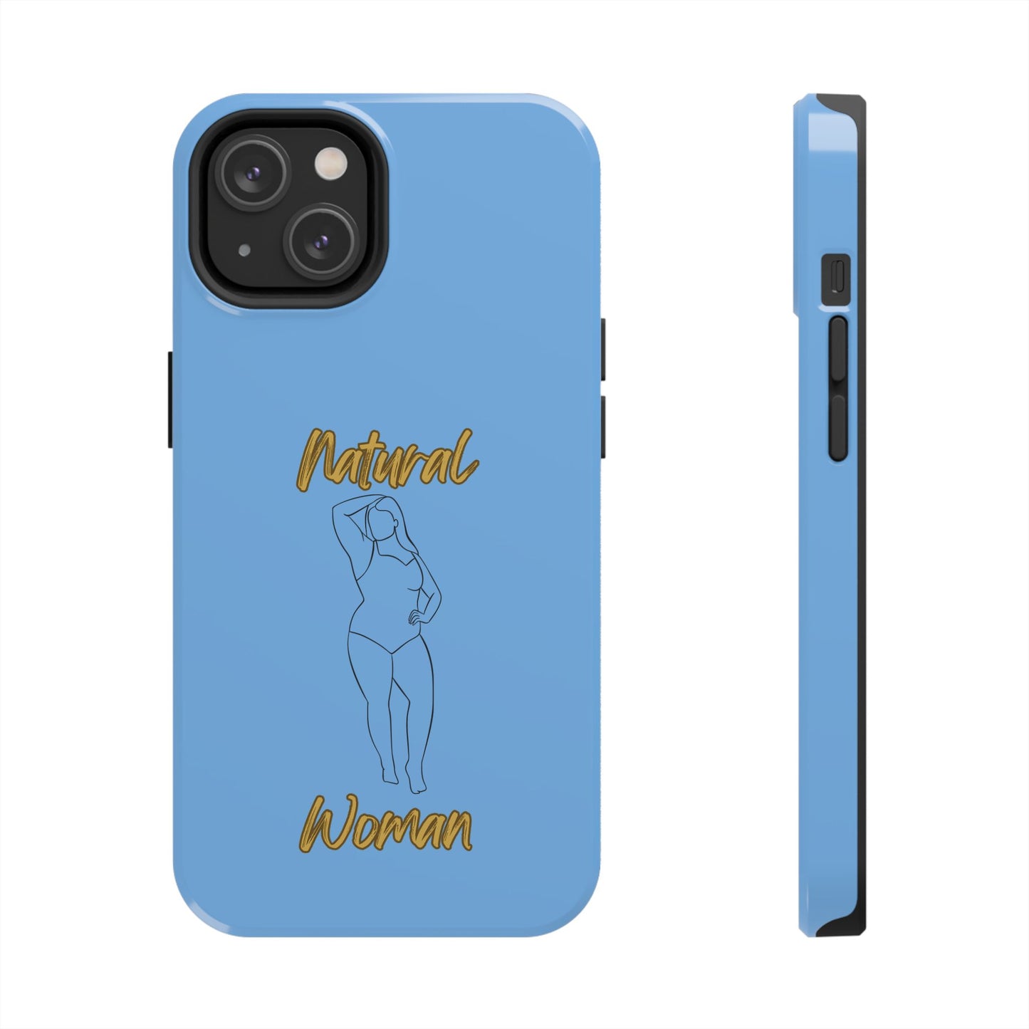 Natural Woman Looking Good (BL)Tough Phone Cases LIGHT BLUE
