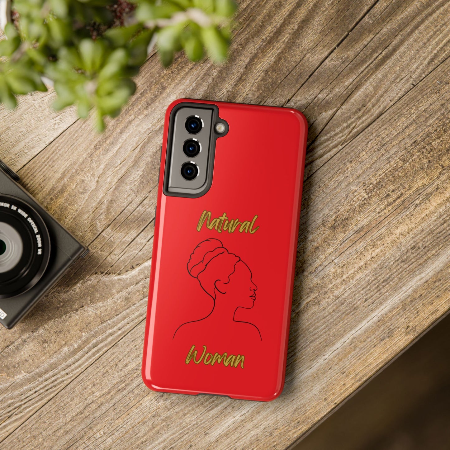 Natural Woman Mixed (BL)Tough Phone Cases RED