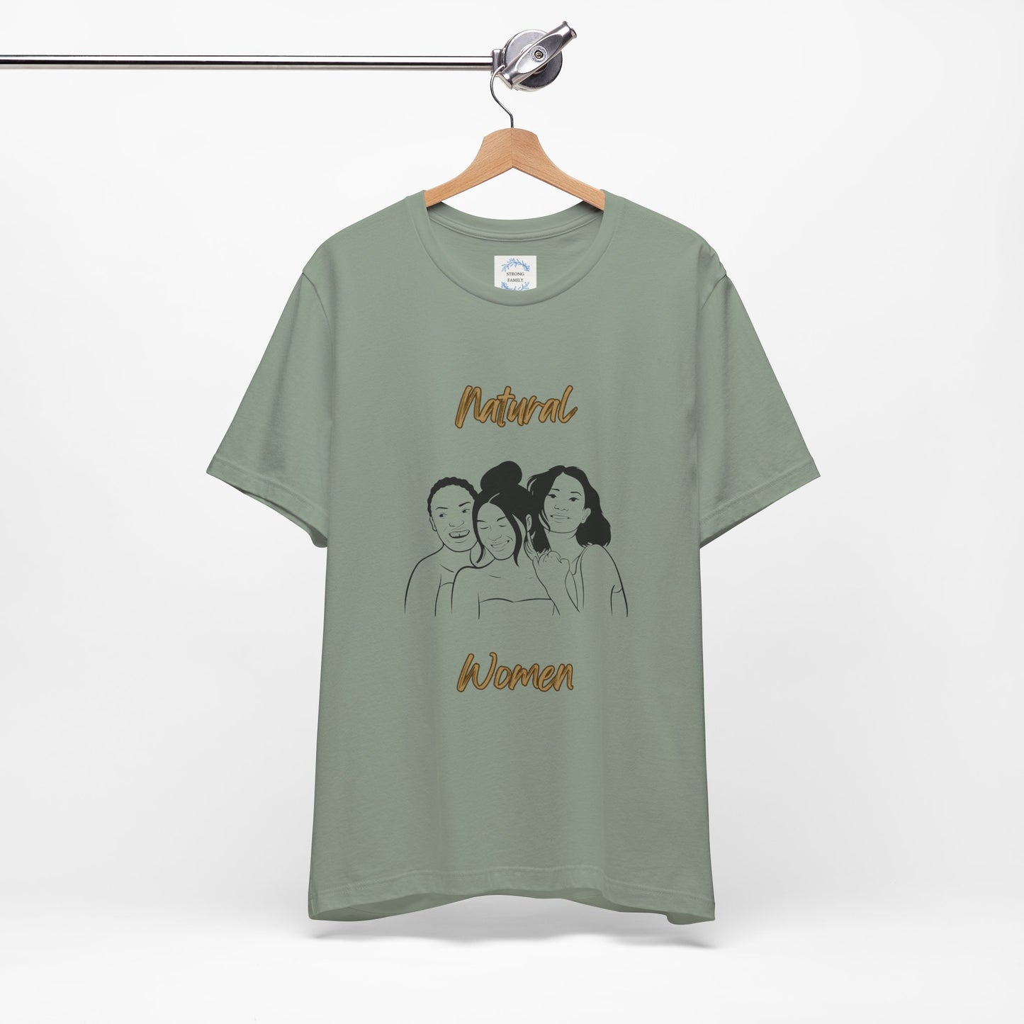Natural Woman Laughing Friends (BL) Short Sleeve T-Shirt