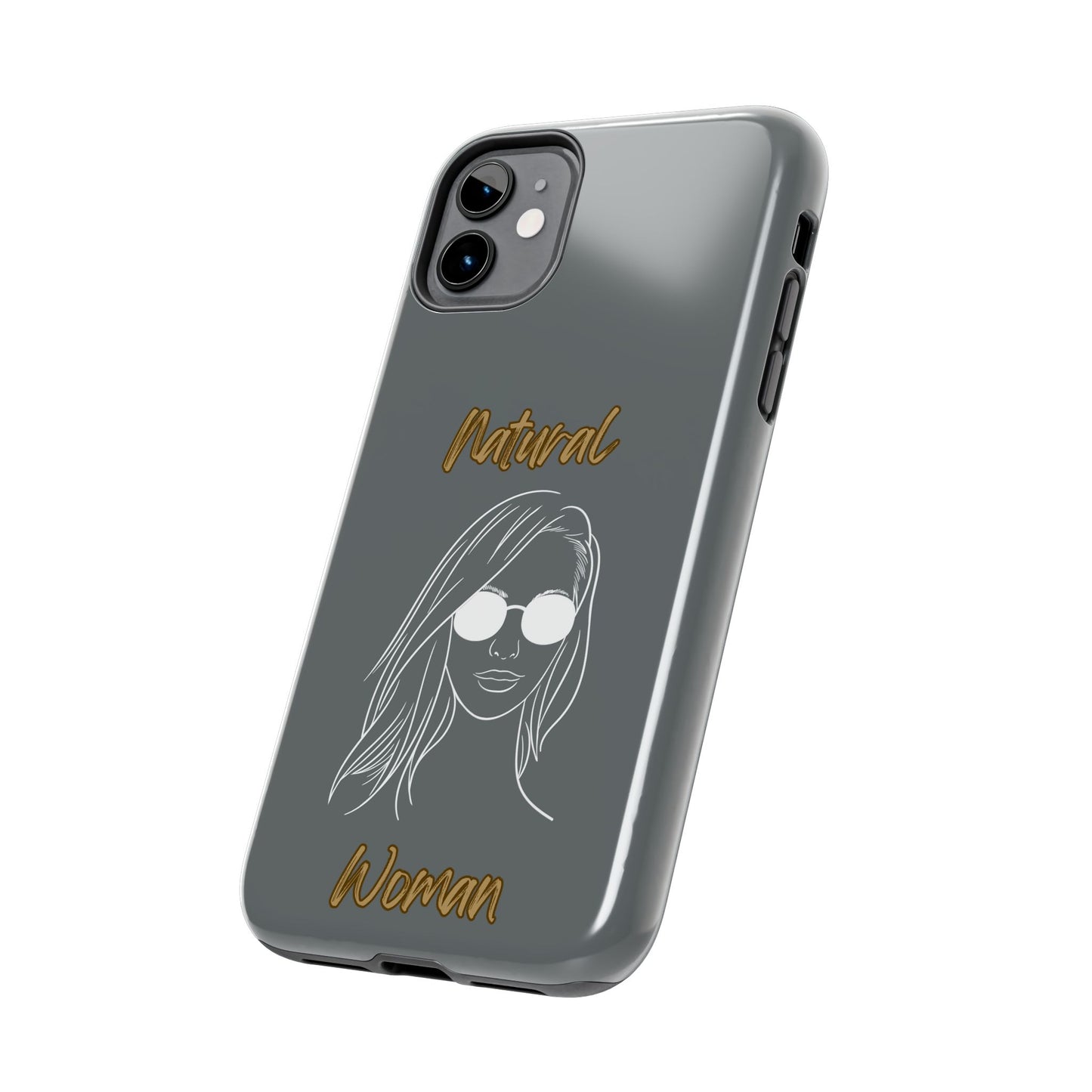 Natural Woman Shades (WL)Tough Phone Cases DARK GREY
