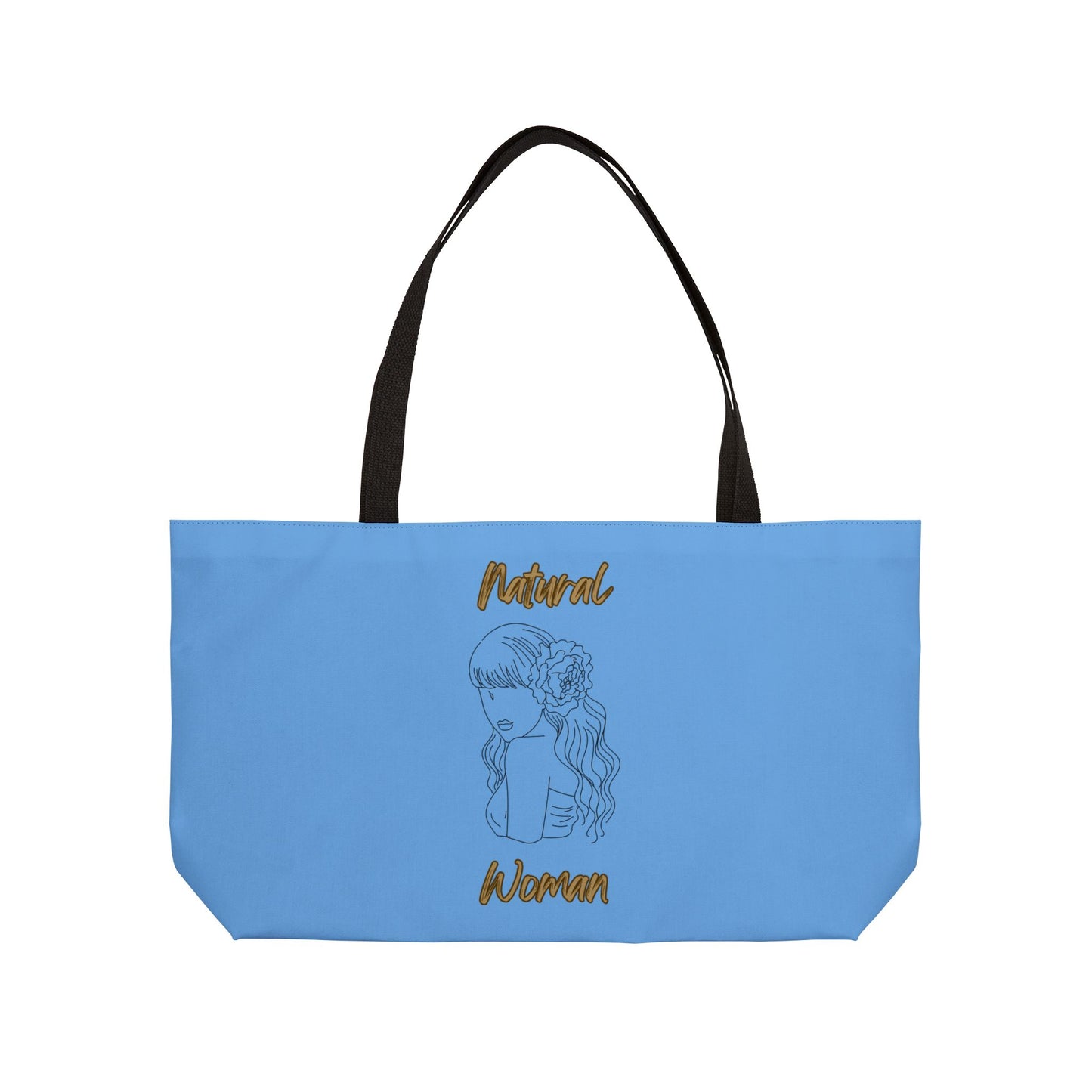 Natural Woman Newness (BL) Weekender Tote Bag LIGHT BLUE