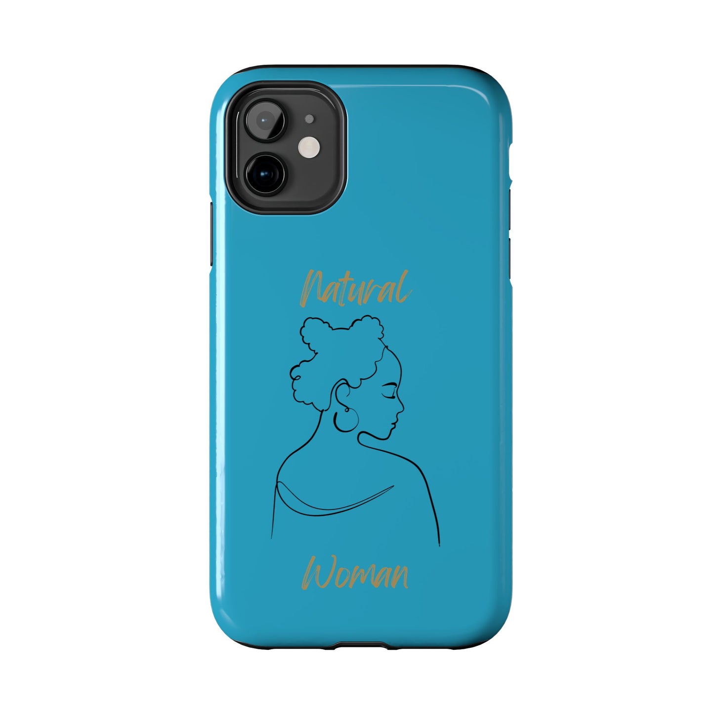 Natural Woman Twists (BL) Tough Phone Cases TURQUOISE