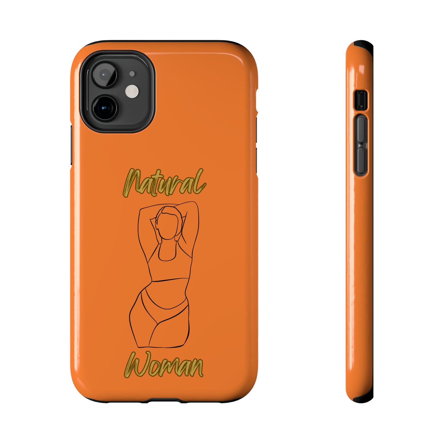 Natural Woman I Love Me (BL)Tough Phone Cases CRUSTA