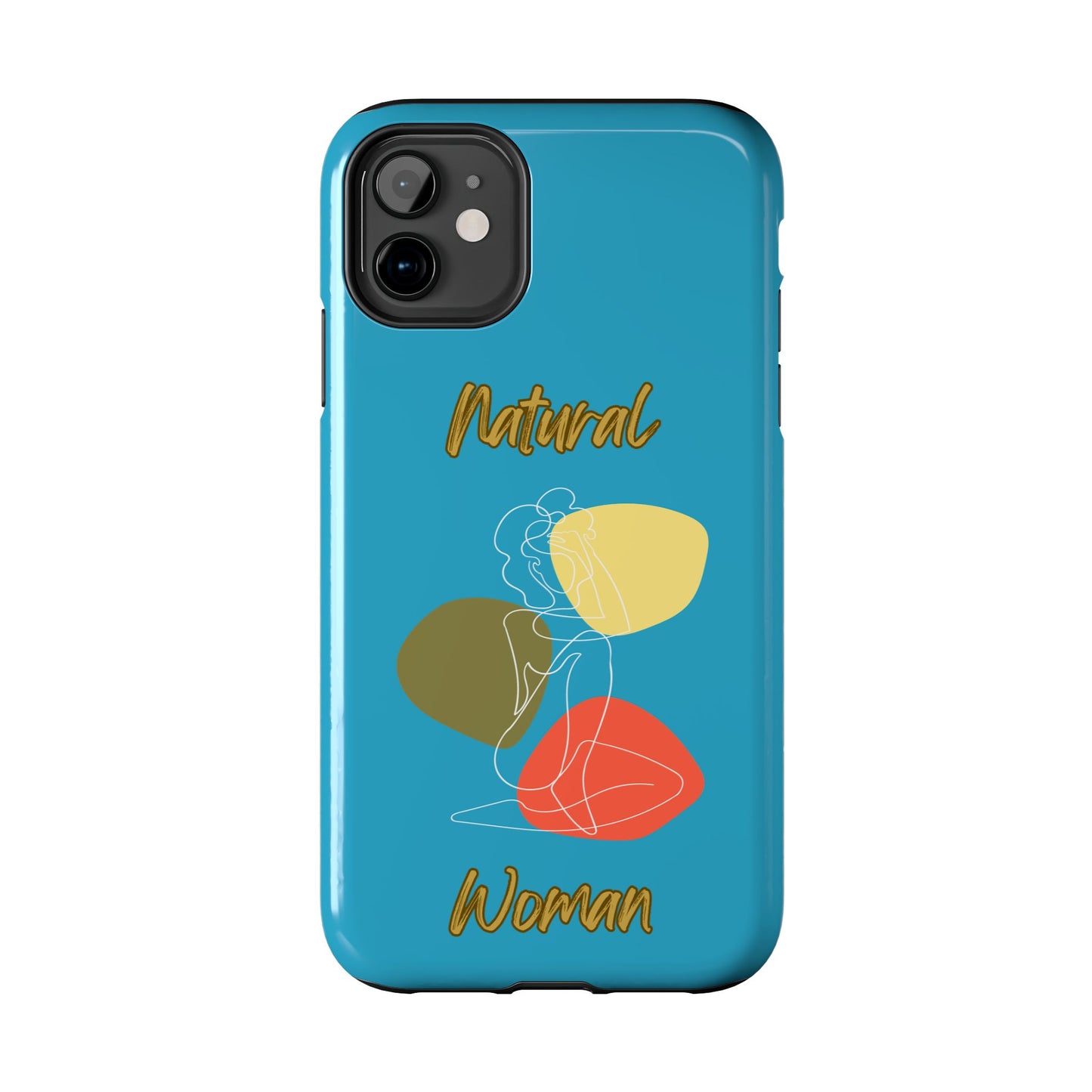 Natural Woman Colorful Pose (WL)Tough Phone Cases TURQUOISE
