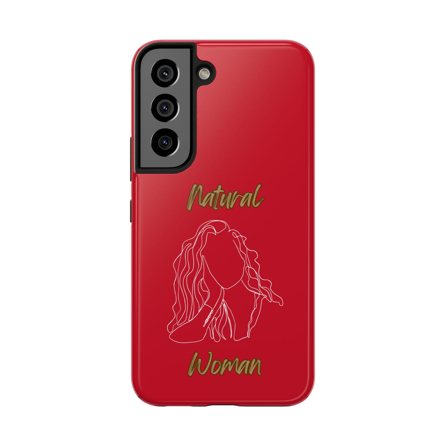 Natural Woman Relaxed (WL) Tough Phone Cases DARK RED