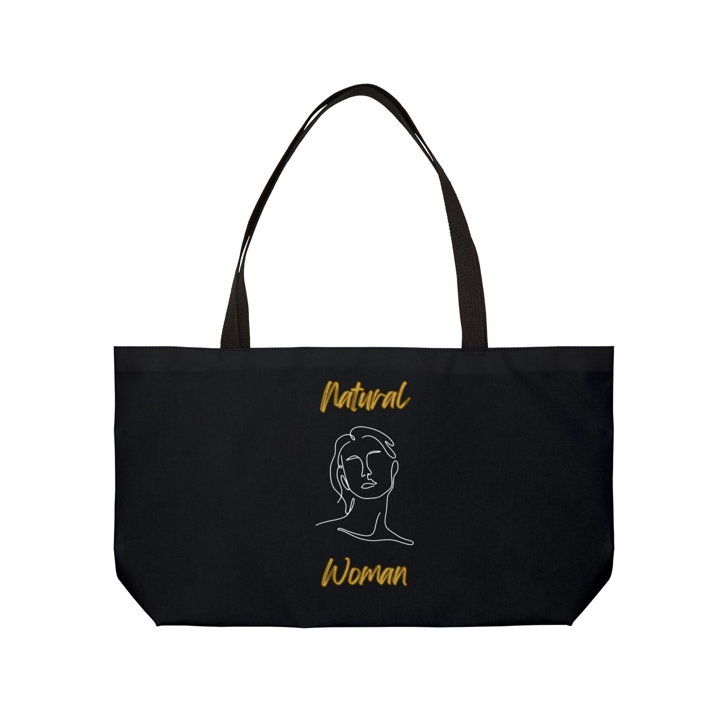 Natural Woman Hello (WL) Weekender Tote Bag BLACK