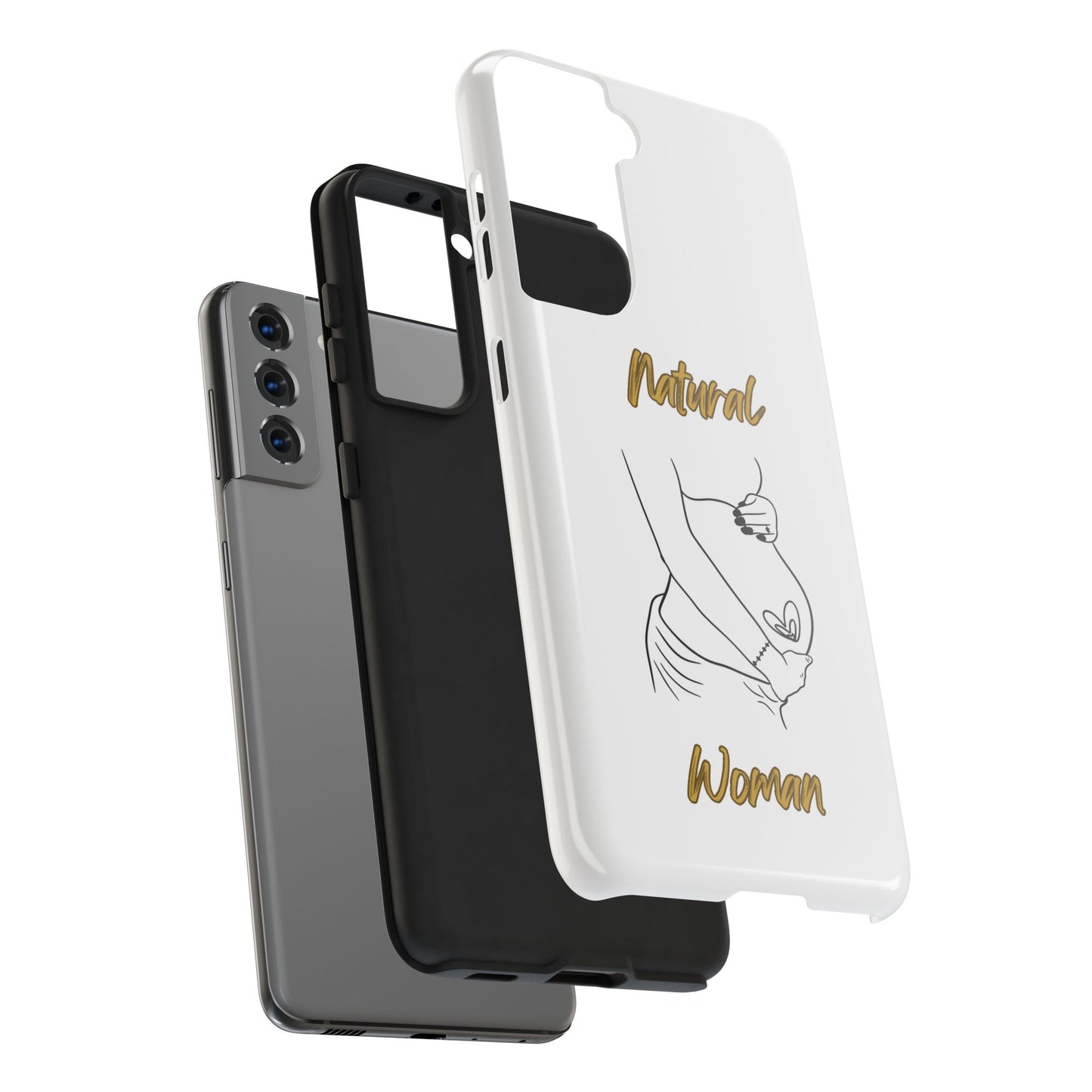Natural Woman Loved In & Out (BL)Tough Phone Cases WHITE