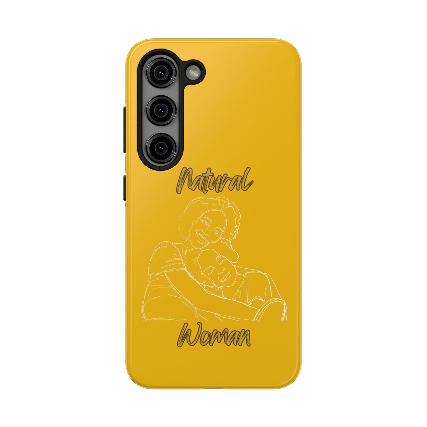 Natural Woman Loving Embrace (WL)Tough Phone Cases YELLOW