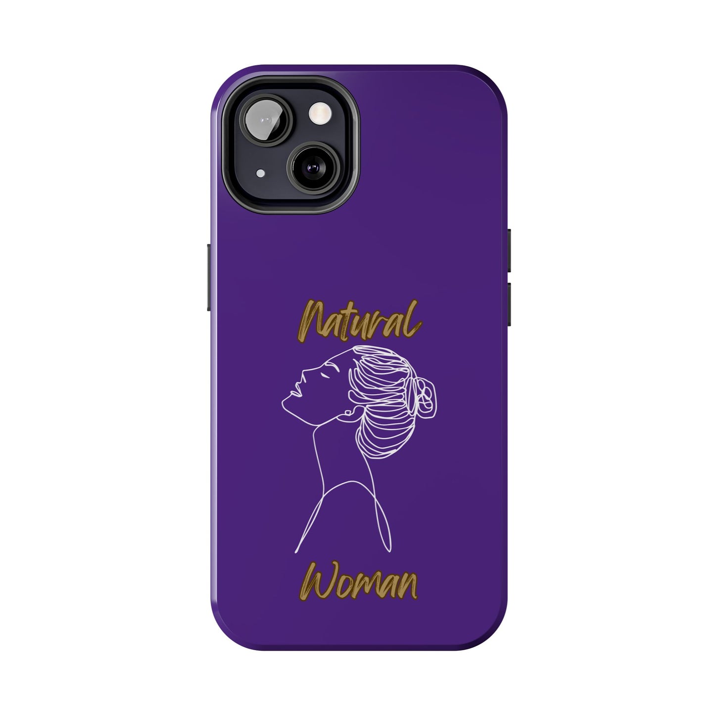 Natural Woman Wet Bun (WL) Tough Phone Cases PURPLE