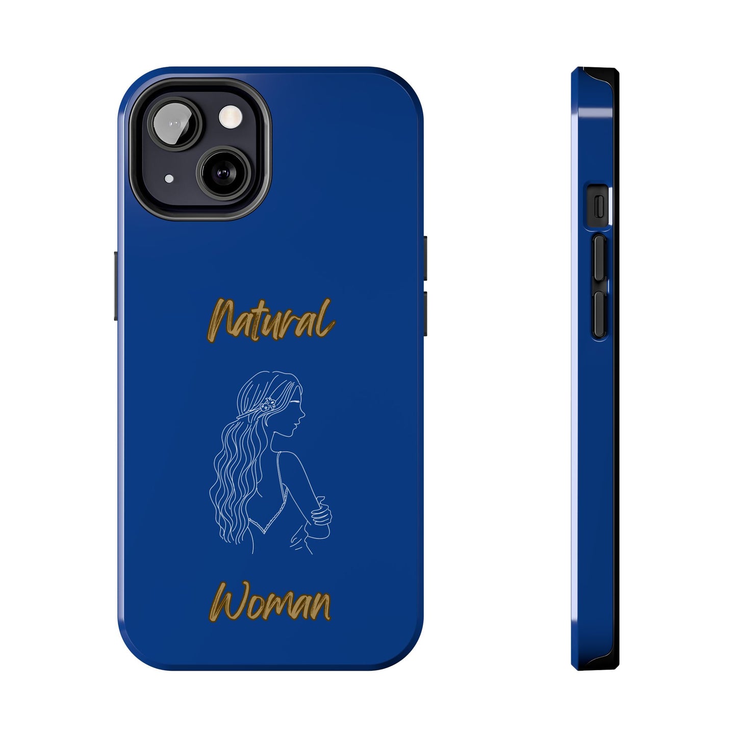 Natural Woman Young Woman (WL)Tough Phone Cases DARK BLUE