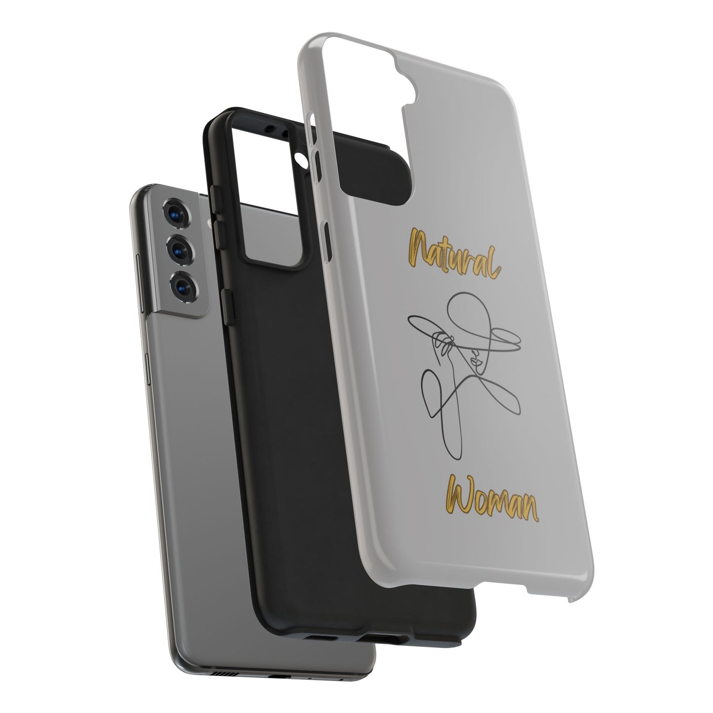 Natural Woman An Original (BL)Tough Phone Cases LIGHT GREY
