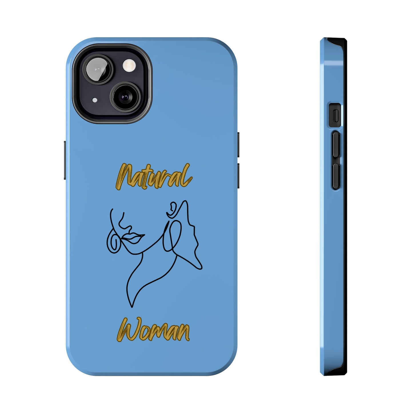 Natural Woman Lips (BL)Tough Phone Cases LIGHT BLUE